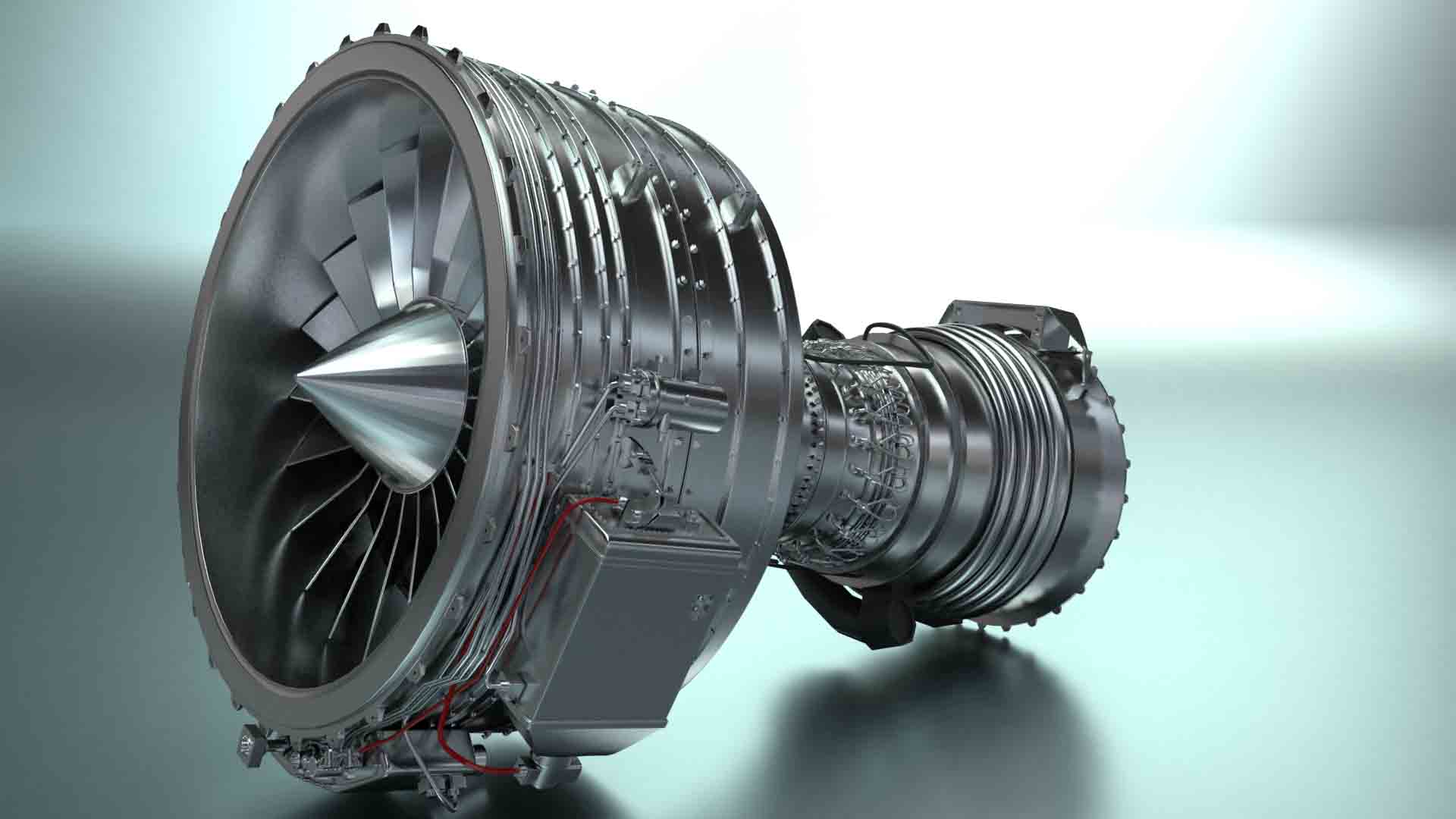 CFM56 Turbo fan 3D model