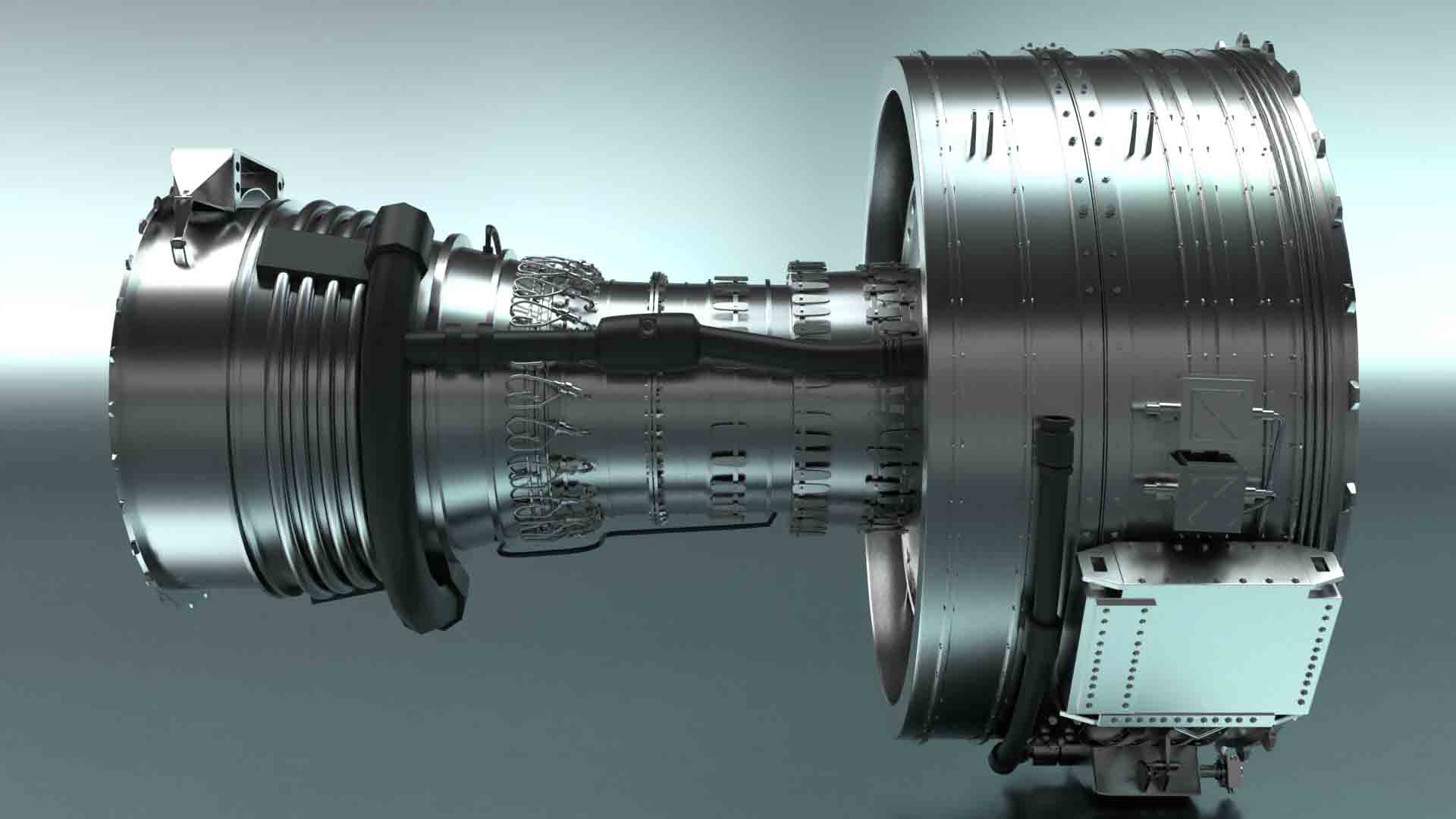 CFM56 Turbo fan 3D model