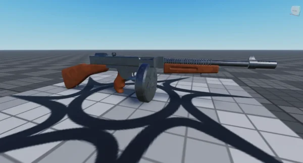 Thompson Submachine Gun - Low poly - Image 4