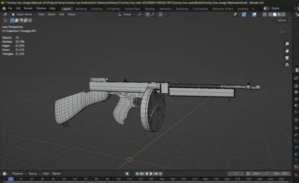 Thompson Submachine Gun - Image 4
