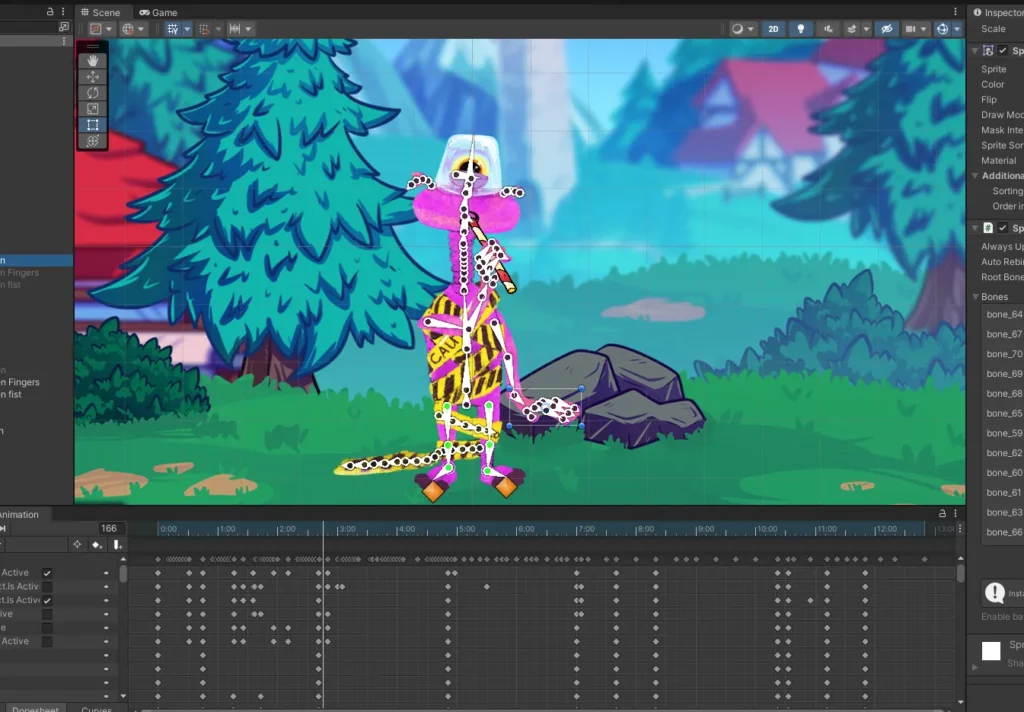  2D and 3D development