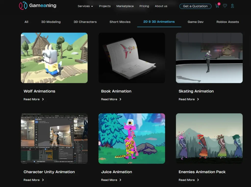 2D and 3D Animations